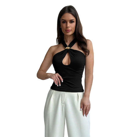 Chaleco de Encaje Ajustable para Usar Como Interior o Exterior - Top Versátil para Mujer - Image 5