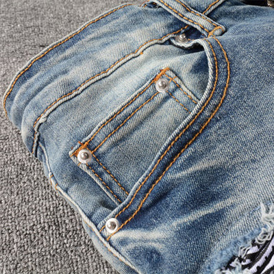 Jeans de Hombre con Rotos en las Rodillas - Estilo Urbano Moderno - Image 2