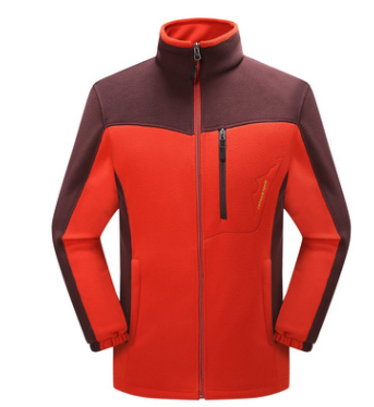 Cardigan de Polar Cálido para Parejas con Contraste de Colores - Image 2