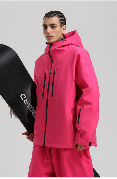 Chaqueta Esquí Hombre Impermeable Transpirable Corte Holgado con Cierre - Image 13