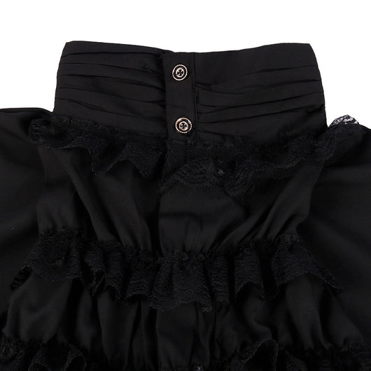 Camisa Gótica de Manga Larga con Cuello Alto y Volantes para Hombre - Image 14