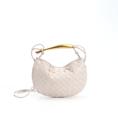 Bolso de Cuero Tejido para Viajes - Bandolera Portátil Estilo Casual - Image 7