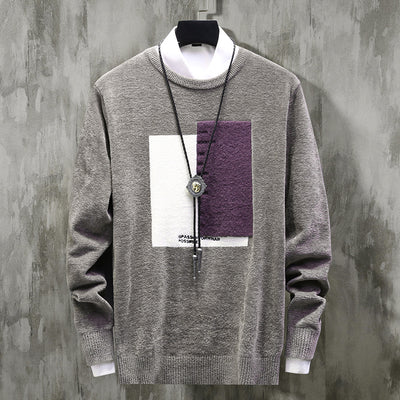 Suéter Tejido de Personalidad para Hombre - Image 9