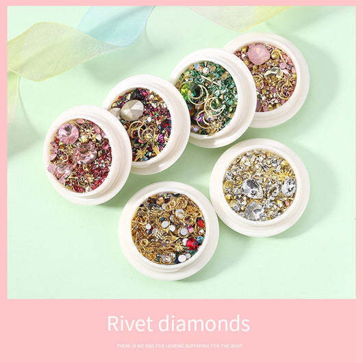 Joyas para Uñas con Diamantes y Remaches - Nail Art Premium - Image 11