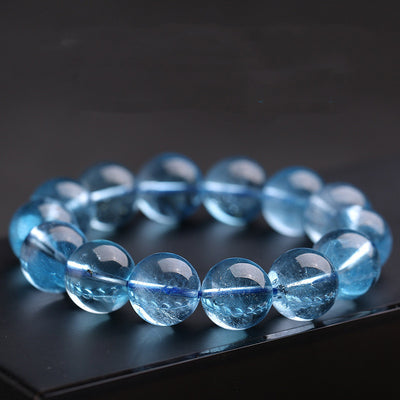 Pulsera de Cristal Aguamarina Natural - Energía y Serenidad - Image 10