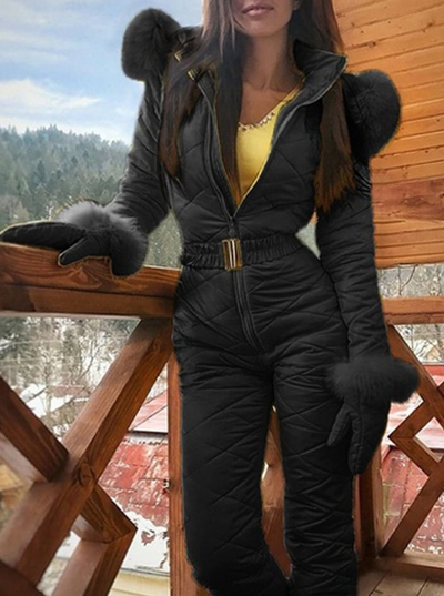 Abrigo Térmico para Esquí y Montaña - Chaqueta Impermeable para Mujer