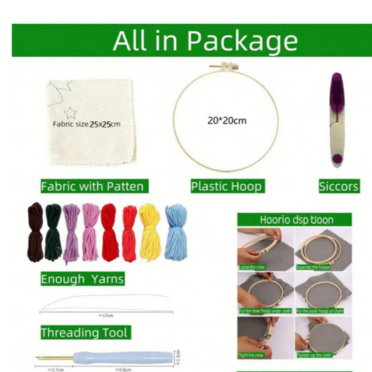 Kit de Bordado Infantil con Diseños Kawaii - Image 12