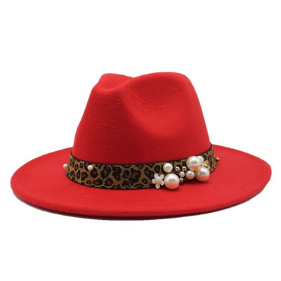 Sombrero Fedora de Lana para Mujer con Ala Ancha - Image 10