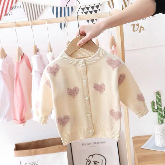 Cardigan de Punto con Corazones para Niña - Image 10
