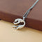 Collar de Plata Esterlina 925 con Cabeza de Leopardo Creativo