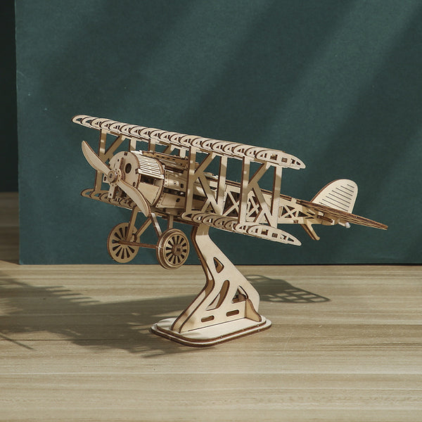 Modelo de Avión Armable para Escritorio - Decoración Creativa 3D