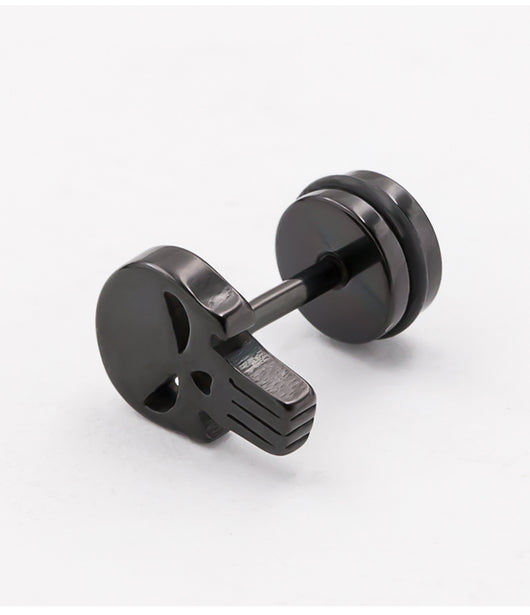 Aretes de Calavera en Acero Titanio Hipoalergénico para Hombre - Image 14