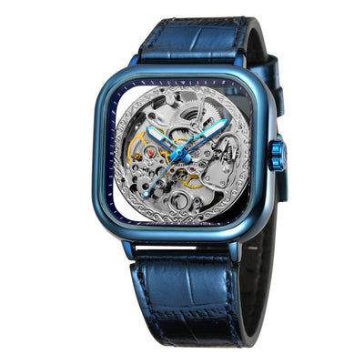 Reloj Automático Cuadrado para Hombre - Movimiento Mecánico de Precisión - Image 7
