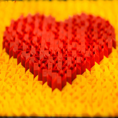 Kit DIY Decorativo Pixel Art Corazón para Parejas - Image 5