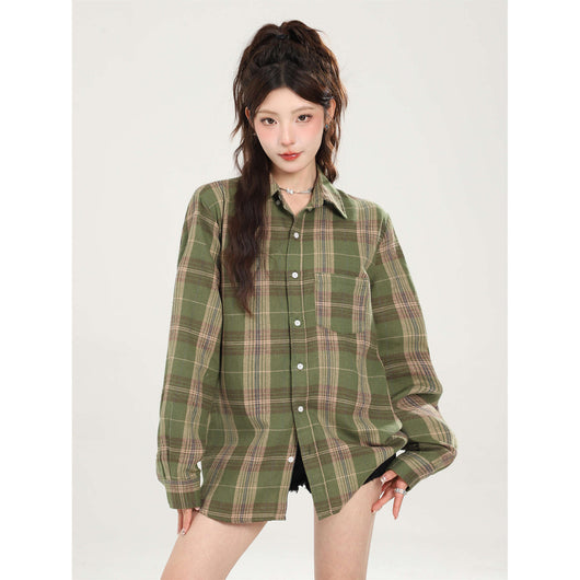 Camisa Larga de Protección Solar Estilo Retro para Mujer - Image 12