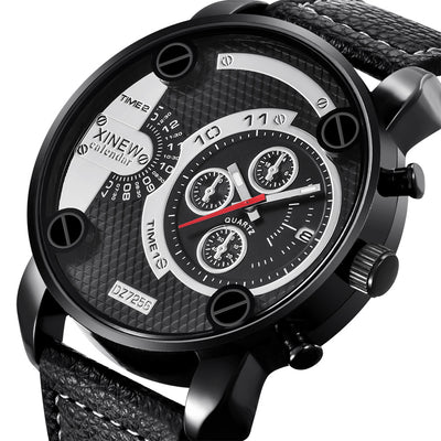 Reloj de Pulsera para Hombre con Calendario y Correa de Cuero Premium - Image 7