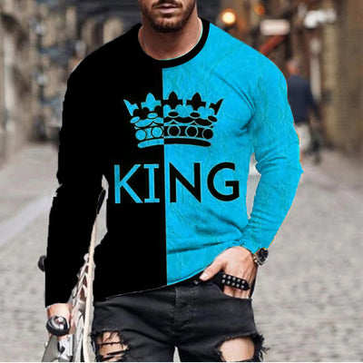 Camiseta Manga Larga Talla Grande Hombre Impresión 3D Digital - Image 3