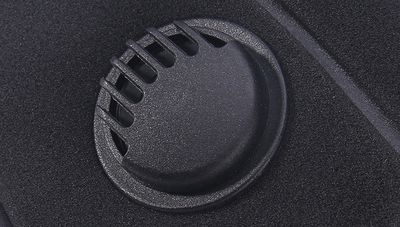 Black breathable face mask with an exhalation valve and ear loops, designed for autumn and winter fashion. - Image 5