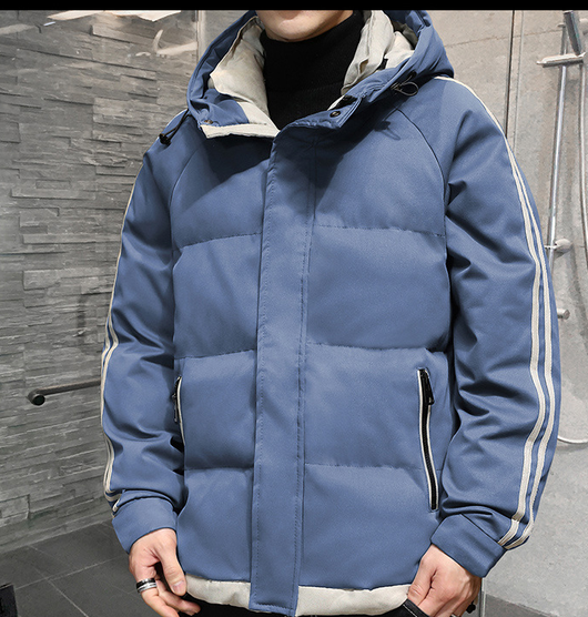 Chaqueta Acolchada de Invierno para Hombre - Algodón y Plumón - Image 7