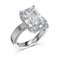 S925 Prata Esterlina Banhada Retangular Flor de Gelo Corte 8A Zircônio Redondo Anel Lateral Incrustado Design de Moda Minoritário Anel de Alta Qualidade DY121098 S W WH No 5