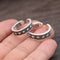 Anillo de Plata Esterlina con Estrella de Cinco Puntas Personalizado para Parejas