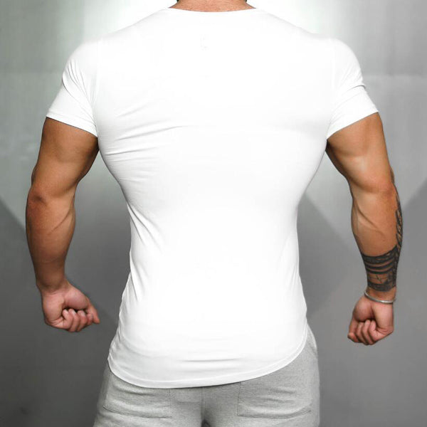 Camiseta Deportiva Slim Fit Irregular