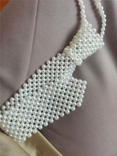 Cadena de Cuerpo Pearl Calada - Diseño Retro Artesanal - Image 9