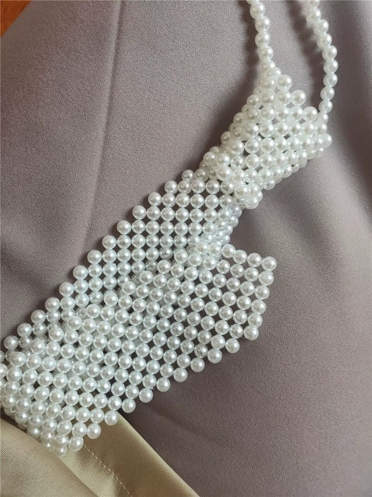 Cadena de Cuerpo Pearl Calada - Diseño Retro Artesanal - Image 9