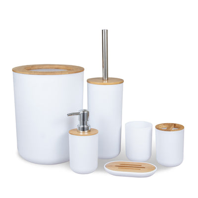 Set de Baño Bambú y Madera - 6 Piezas Premium - Image 6
