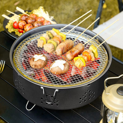 Parrilla Portátil de Acero Inoxidable para Camping y Asados al Aire Libre - Image 5