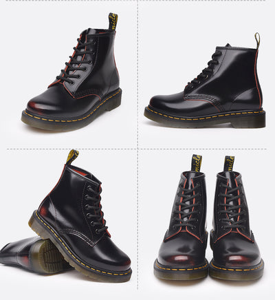 Botas Altas Estilo Británico para Parejas - Unisex con Cordones - Image 8