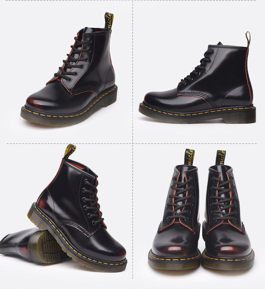 Botas Altas Estilo Británico para Parejas - Unisex con Cordones - Image 8