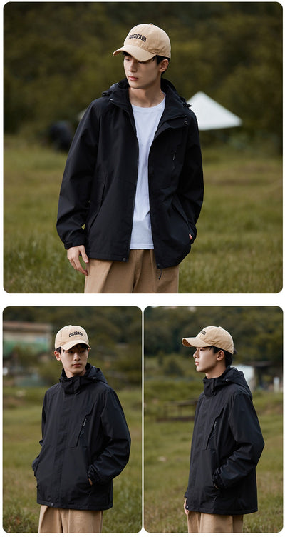 Chaqueta Impermeable Cortavientos de Una Capa - Image 15