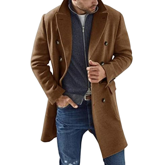 Abrigo de Lana para Hombre con Acolchado Térmico - Image 5