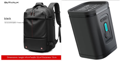 Mochila Ejecutiva Multifunción con Compartimento para Laptop y Compresión de Vacío - Image 17