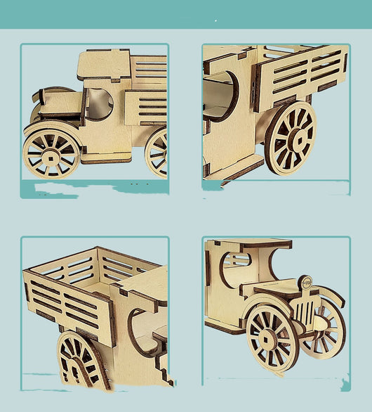 Modelo de Vehículo de Ingeniería Armable DIY - Image 11