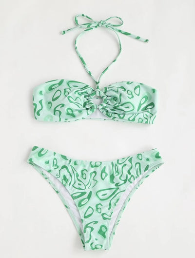 Bikini Bandeau Sexy con Abertura Frontal - Image 4