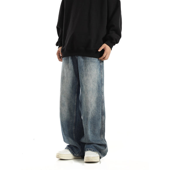 Calça Jeans Skinny Retrô Estilo Americano Masculina - Primavera Verão