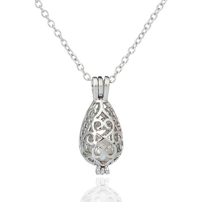 Collar de Perla Natural Love Desire, Pendiente de Ostra - Image 2