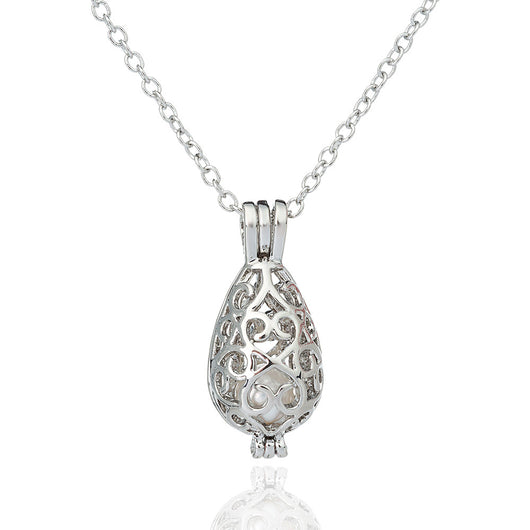 Collar de Perla Natural Love Desire, Pendiente de Ostra - Image 2