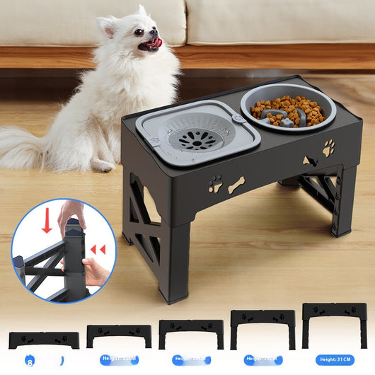 Comedero Elevado Doble para Mascotas en Acero Inoxidable - Image 3