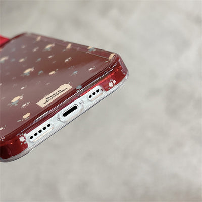 Funda Floral 3D con Pantalla Completa Roja para Teléfono - Image 6