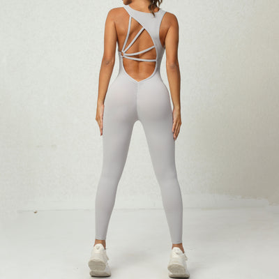 Jumpsuit Deportivo Mujer Espalda en V - Ajuste Perfecto para Yoga y Running - Image 4
