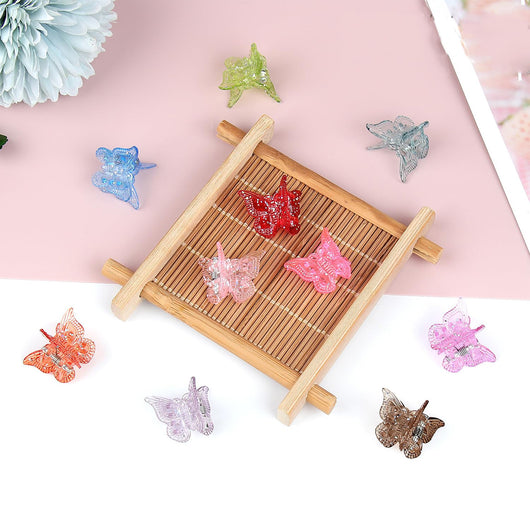 Pinzas Mariposa Glitter Mini - Set de 50 Clips Brillantes Y2K en 14 Colores - Image 8