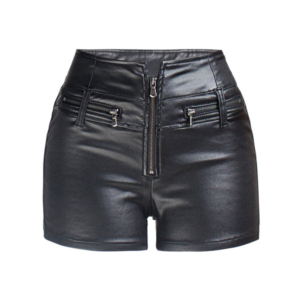 Pantalones de Cuero PU Levantacaderas para Motocicleta - Image 10