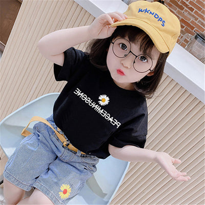 Playera de Algodón para Niñas con Manga Corta - Image 4