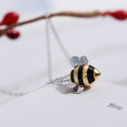 Collar Colgante Abeja Adorable Estilo Coreano Personalidad Creativa Mujer - Image 4