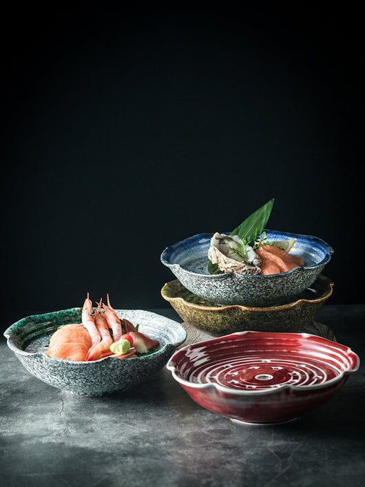 Plato de Cerámica para Sashimi con Hielo Seco - Image 9