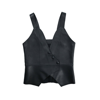 Chaleco Slim Escote V Talla Pequeña - Image 6