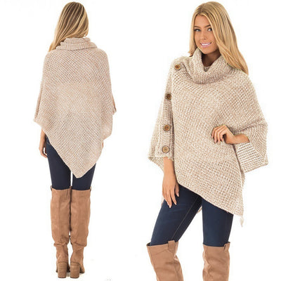 Chaqueta de punto tipo capa - Image 7